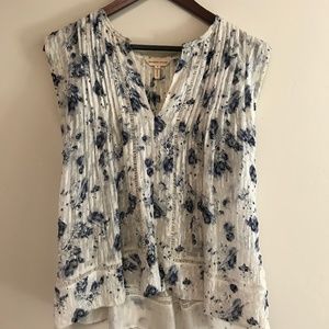 Rebecca Taylor Floral Tank Top Lace Size 6